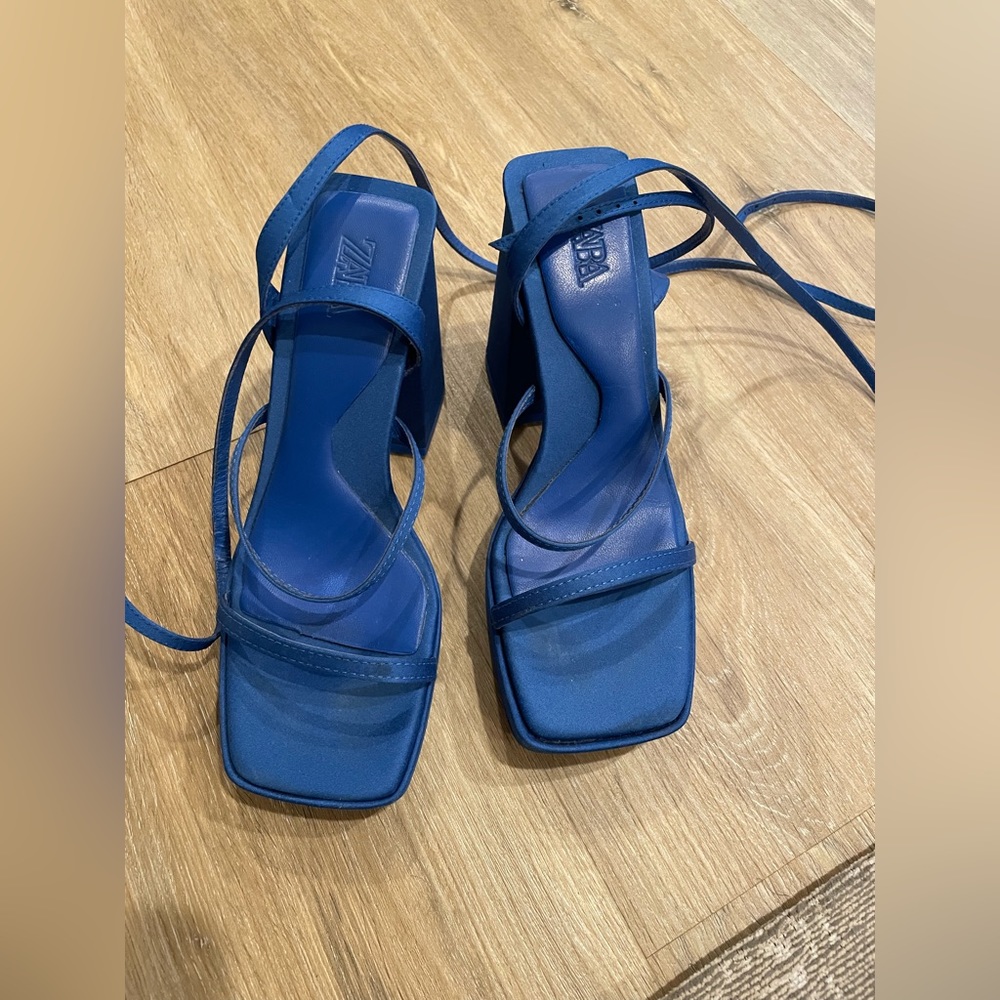 Blue heels